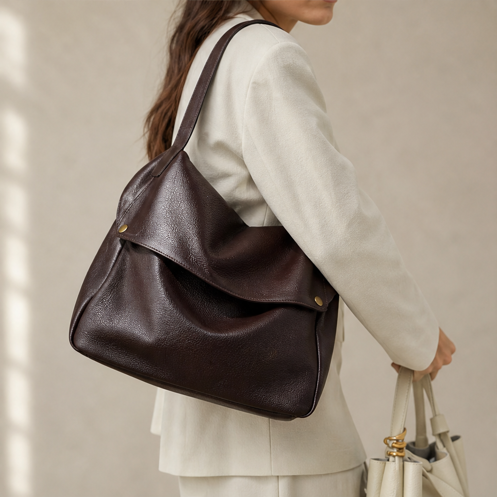 Marvona – Borsa a Spalla in Pelle con Patta lifestyle