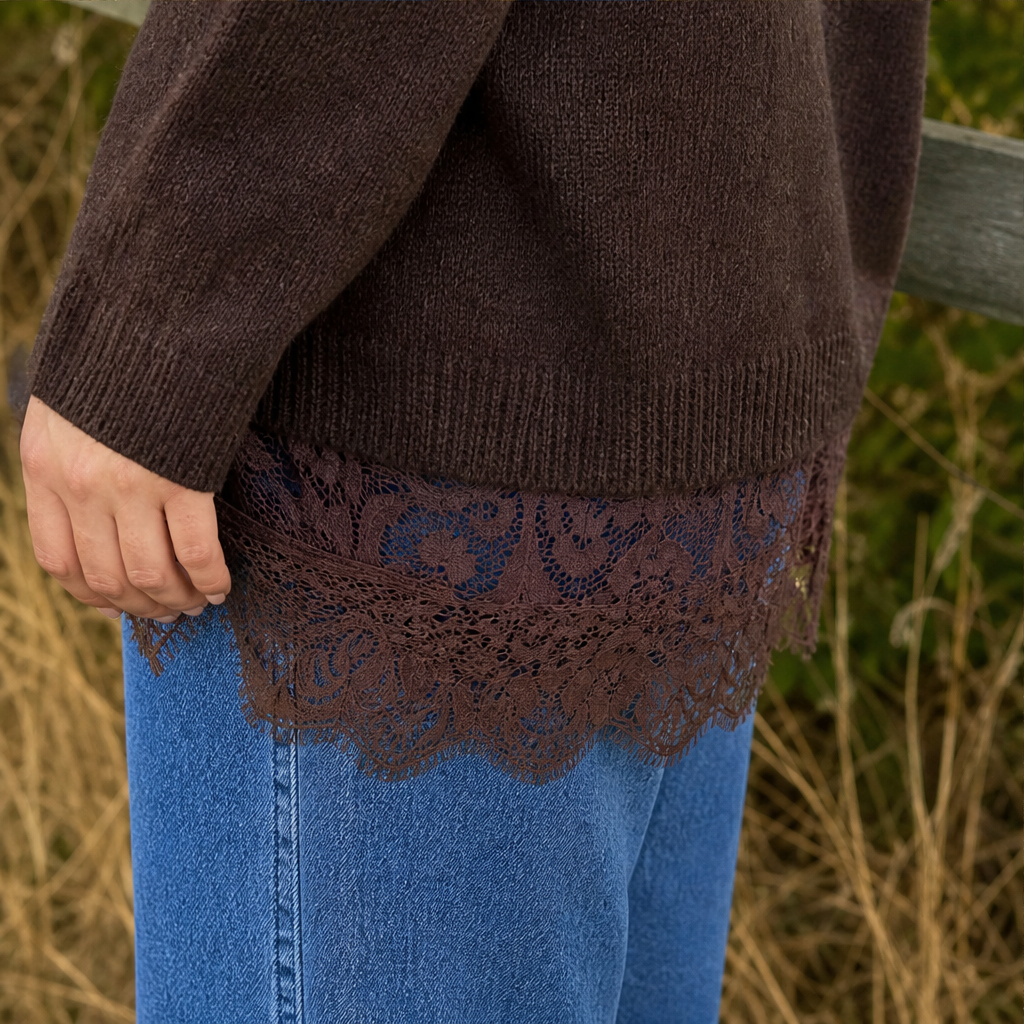 Novarla – Maglione Oversize con Pizzo lifestyle