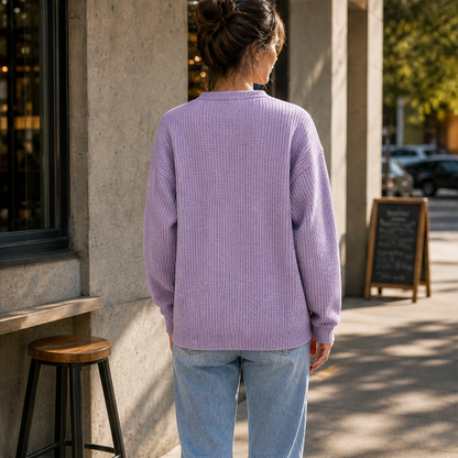 Velmara – Maglia a Vento Effetto Waffle Sovrapposto lifestyle