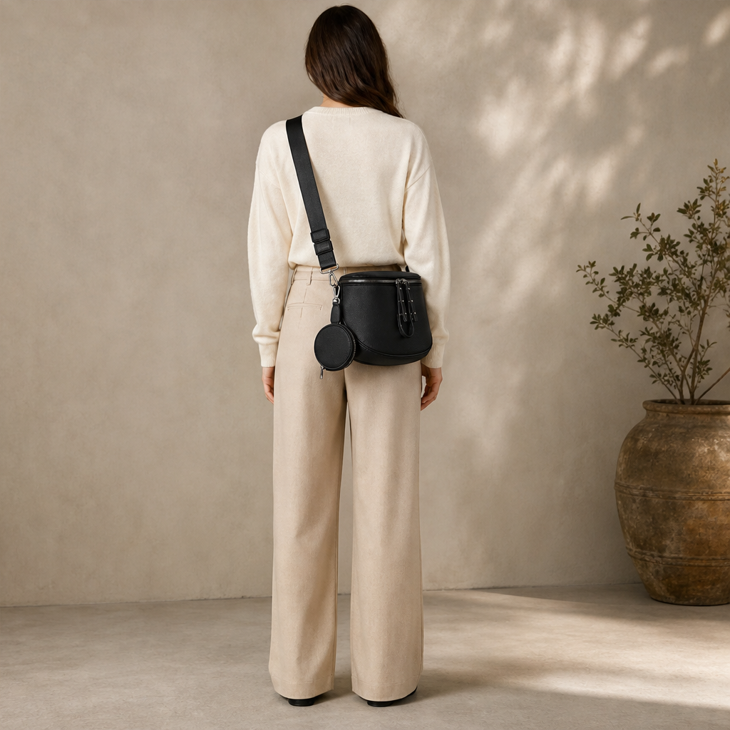 Serafina – Marsupio Grande con Tracolla e Porta Monete lifestyle