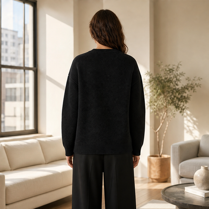 Vernoli – Maglione Girocollo Trama a Rombi lifestyle