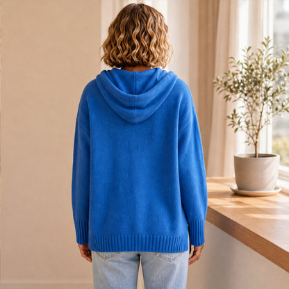 Novarine – Maglione Girocollo con Cappuccio in Maglia lifestyle