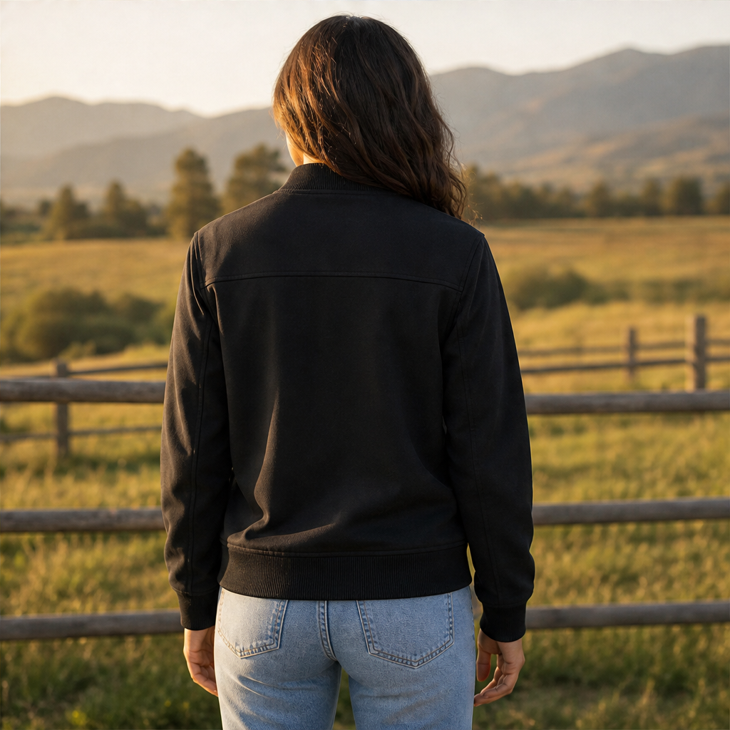 Varenzo – Giacca Bomber Classica con Zip lifestyle