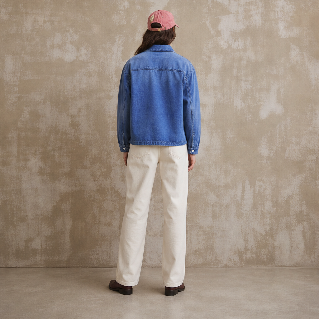 Vorano – Giacca-Camicia Oversize in Denim lifestyle