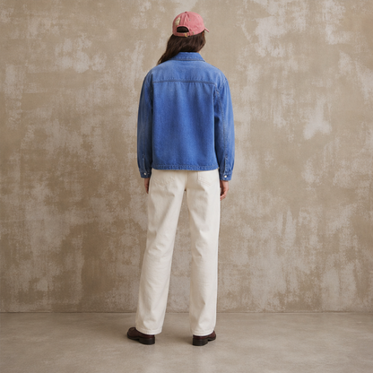 Vorano – Giacca-Camicia Oversize in Denim lifestyle