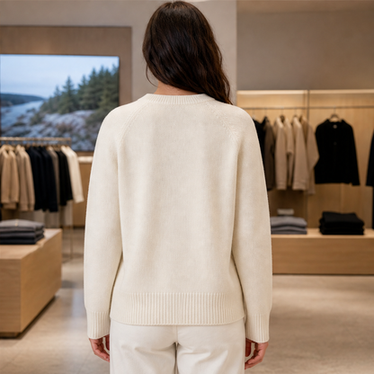 Lanorie – Maglione in Lana Merino a Collo Alto lifestyle