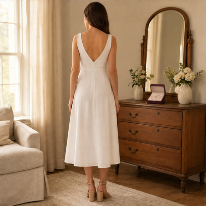 Amorletta – Collana Cuore Incisa con Pietra Portafortuna lifestyle