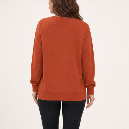 Ventalia – Felpa Scollo a V con Tasca Canguro lifestyle