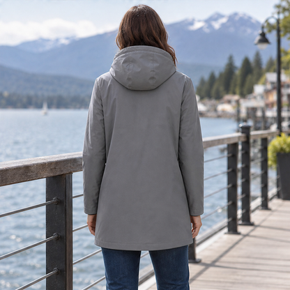 Novarla – Cappotto Midi con Cappuccio lifestyle