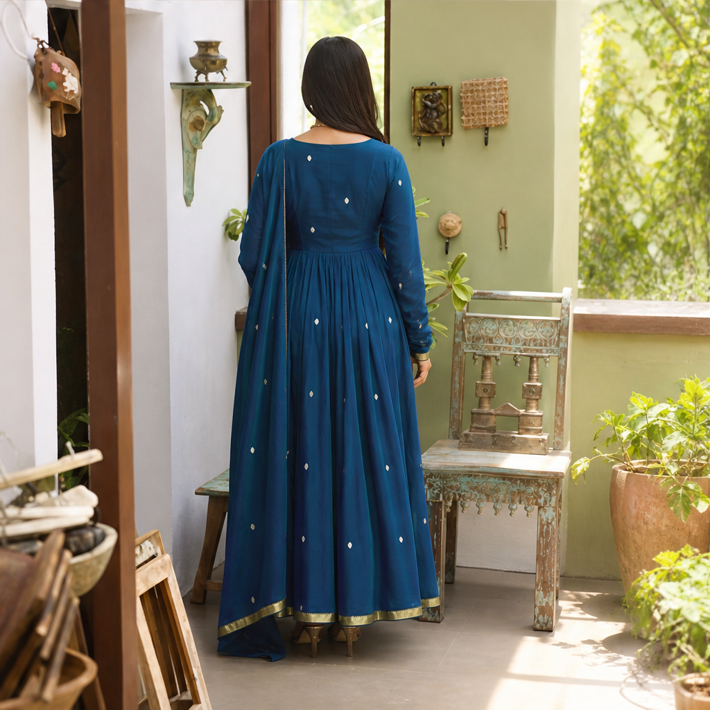 Narayani – Abito Anarkali Ricamato con Dupatta lifestyle