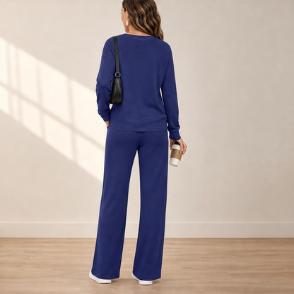 Morvenda – Girocollo Costine e Pantaloni Coulisse lifestyle