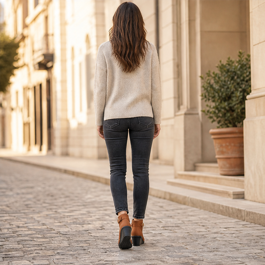 Vellamo – Stivaletti con Zeppa Stabile e Lacci lifestyle