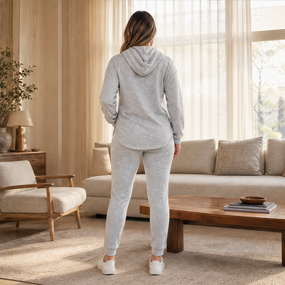 Morvetta – Tuta Comoda in Due Pezzi con Cappuccio lifestyle