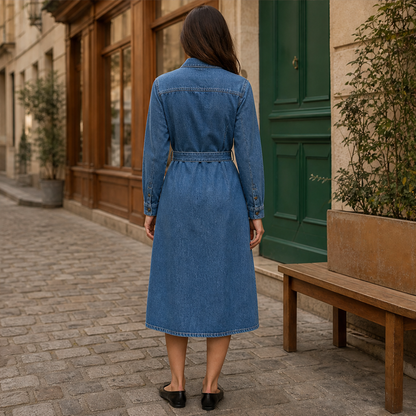 Camberlin – Abito Chemisier in Denim con Cintura lifestyle