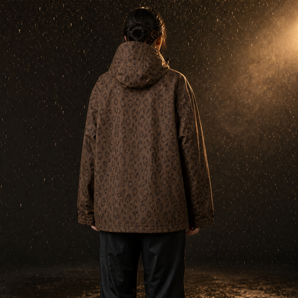 Velmara – Giacca Impermeabile Reattiva Cheetah lifestyle