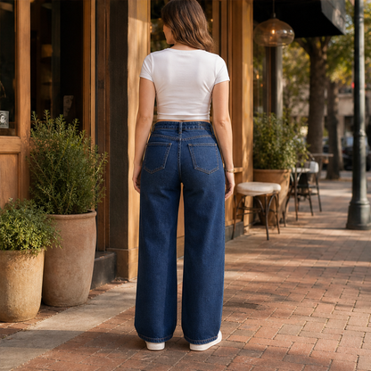 Varonza – Jeans a Gamba Larga con Coulisse lifestyle