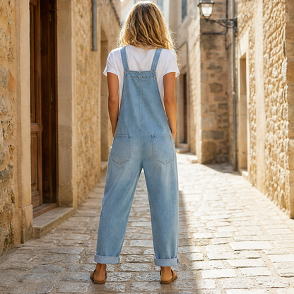 Vareloa – Salopette di Jeans Baggy con Tasche lifestyle