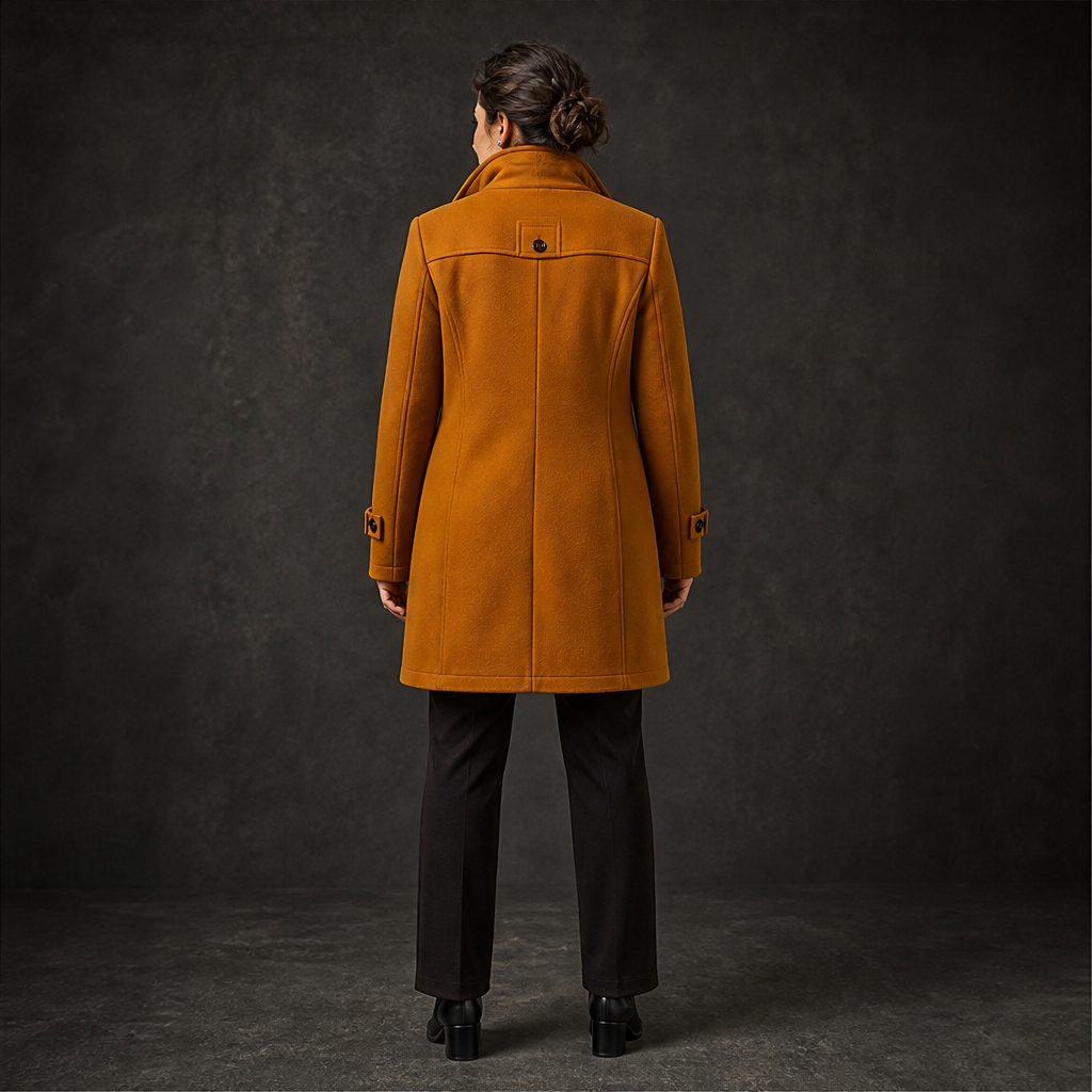 Varonio – Cappotto in Lana con Bottoni lifestyle