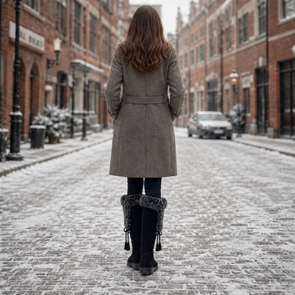 Nevara – Stivali da Neve con Bordo in Pelliccia lifestyle