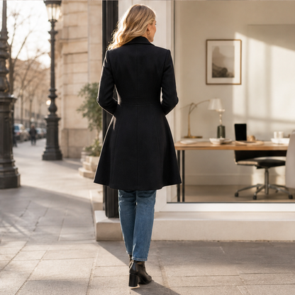 Veluria – Cappotto Slim Fit in Misto Lana con Risvolto lifestyle