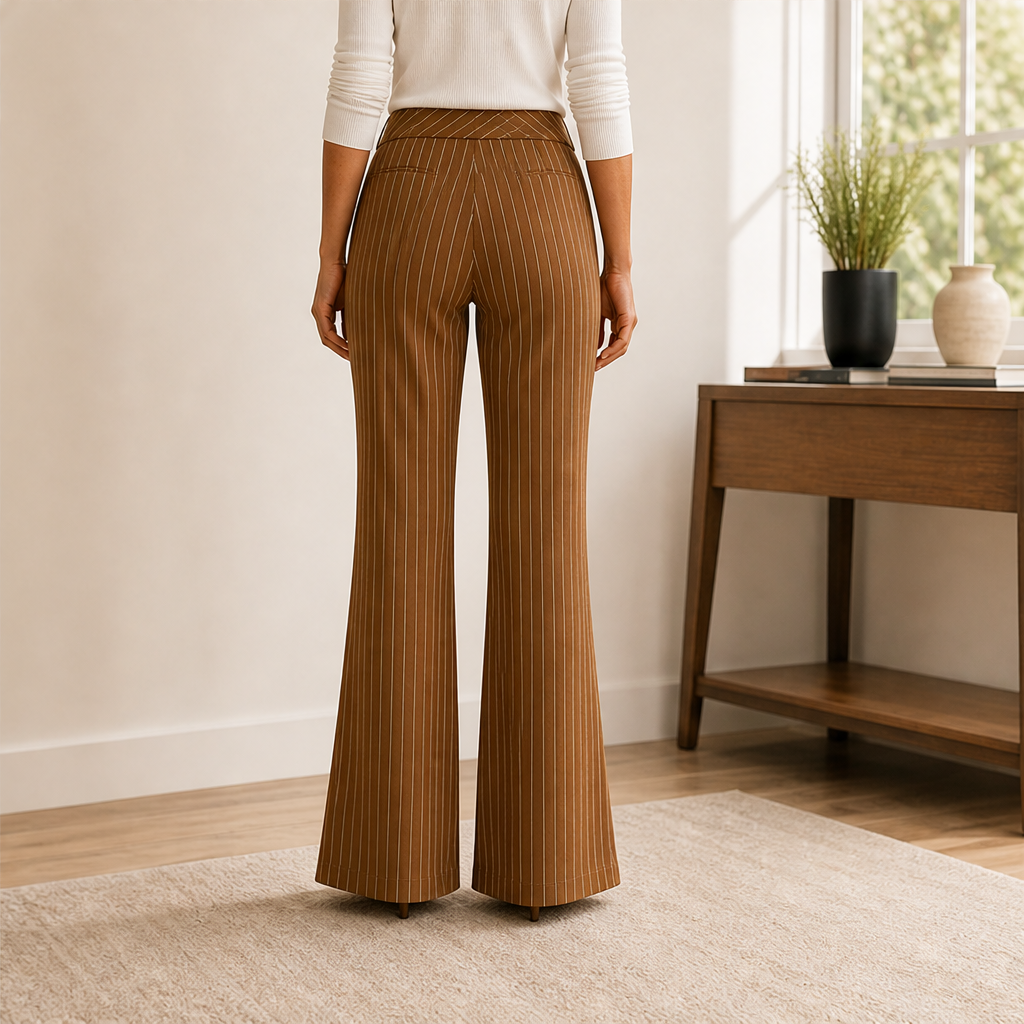 Velarno – Pantaloni a Righe Svasati lifestyle