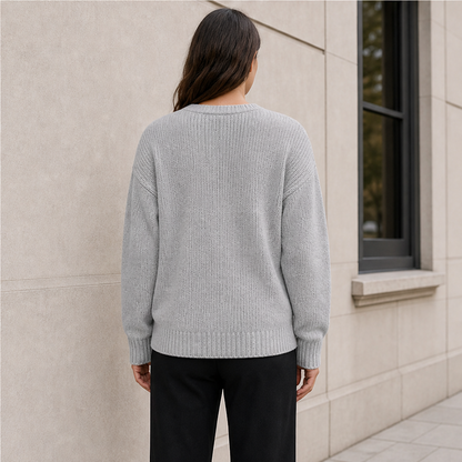 Maglera – Pullover Girocollo a Costine lifestyle