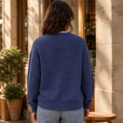 Vaffelo – Maglia a Maniche Lunghe Effetto Waffle lifestyle