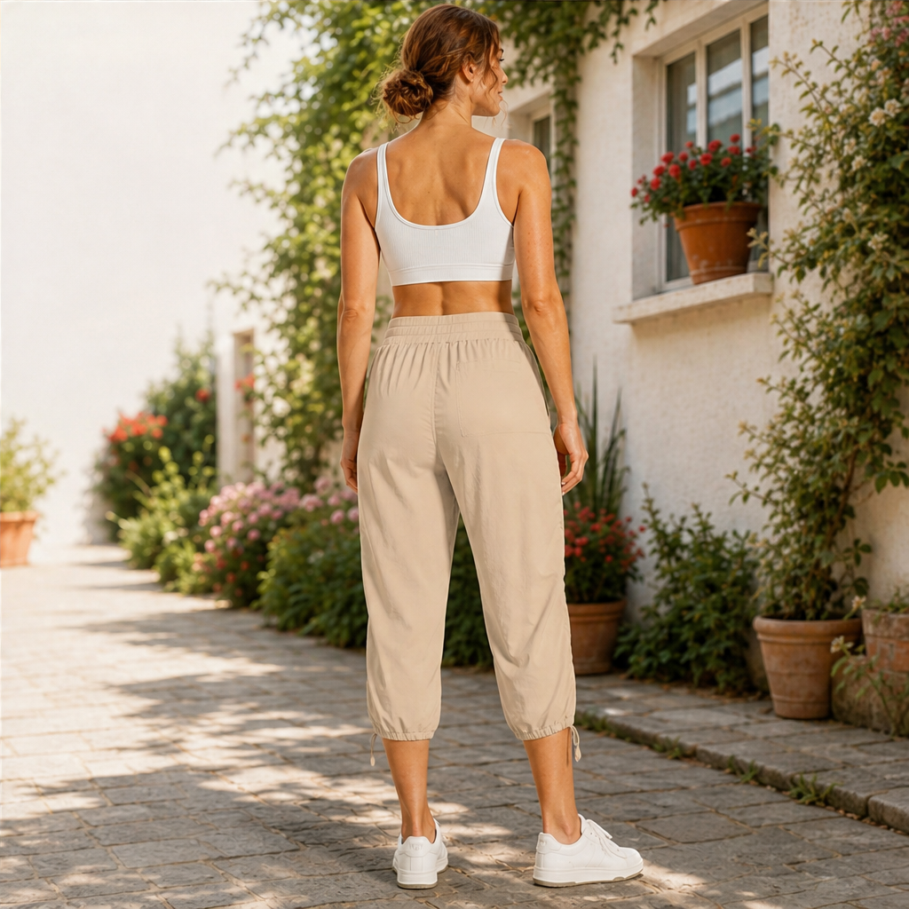 Verlina – Pantaloni Harem Cropped Asciugatura Rapida lifestyle