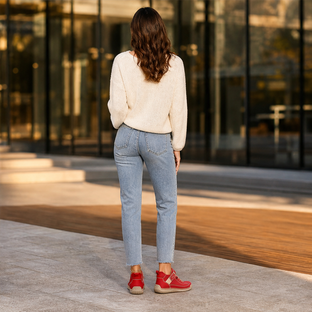 Geraldine – Sneakers Ortopediche in Pelle lifestyle