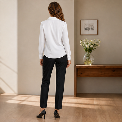 Serelia – Camicia in Raso con Bottoni lifestyle