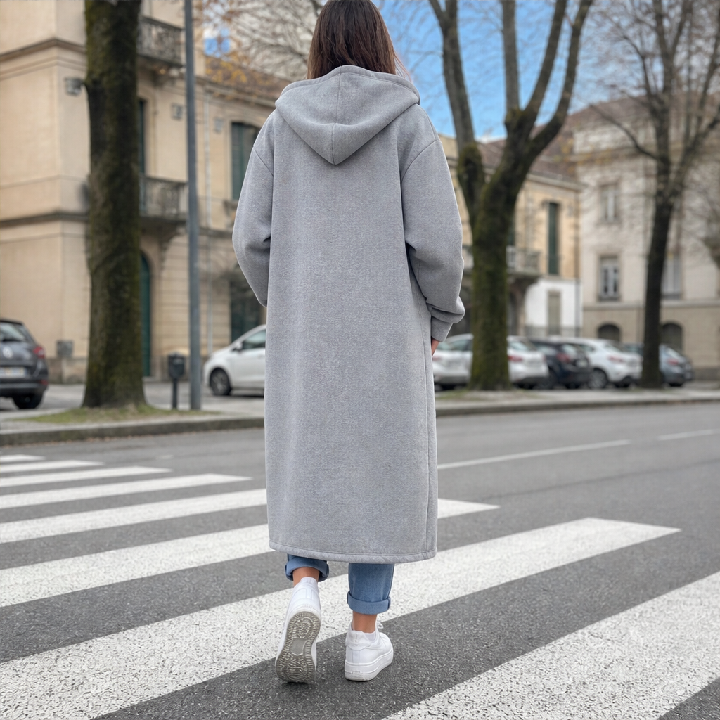 Novaris – Felpa Lunga con Cappuccio Oversize lifestyle