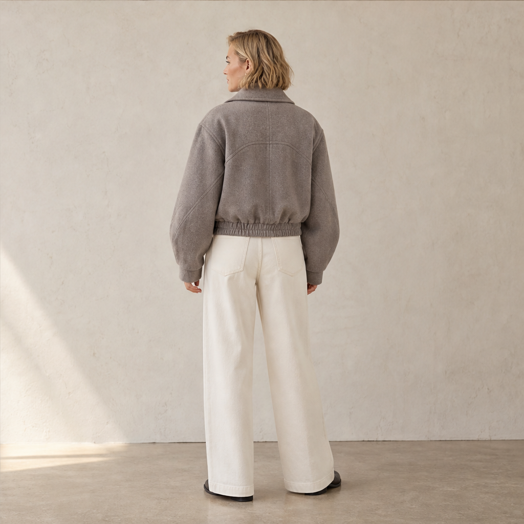 Verelio – Giacca in Misto Lana Spalla Ampia lifestyle