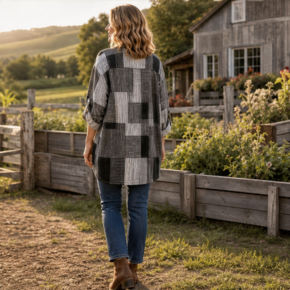 Vaneira – Camicia a Quadri Oversize Anti-UV lifestyle