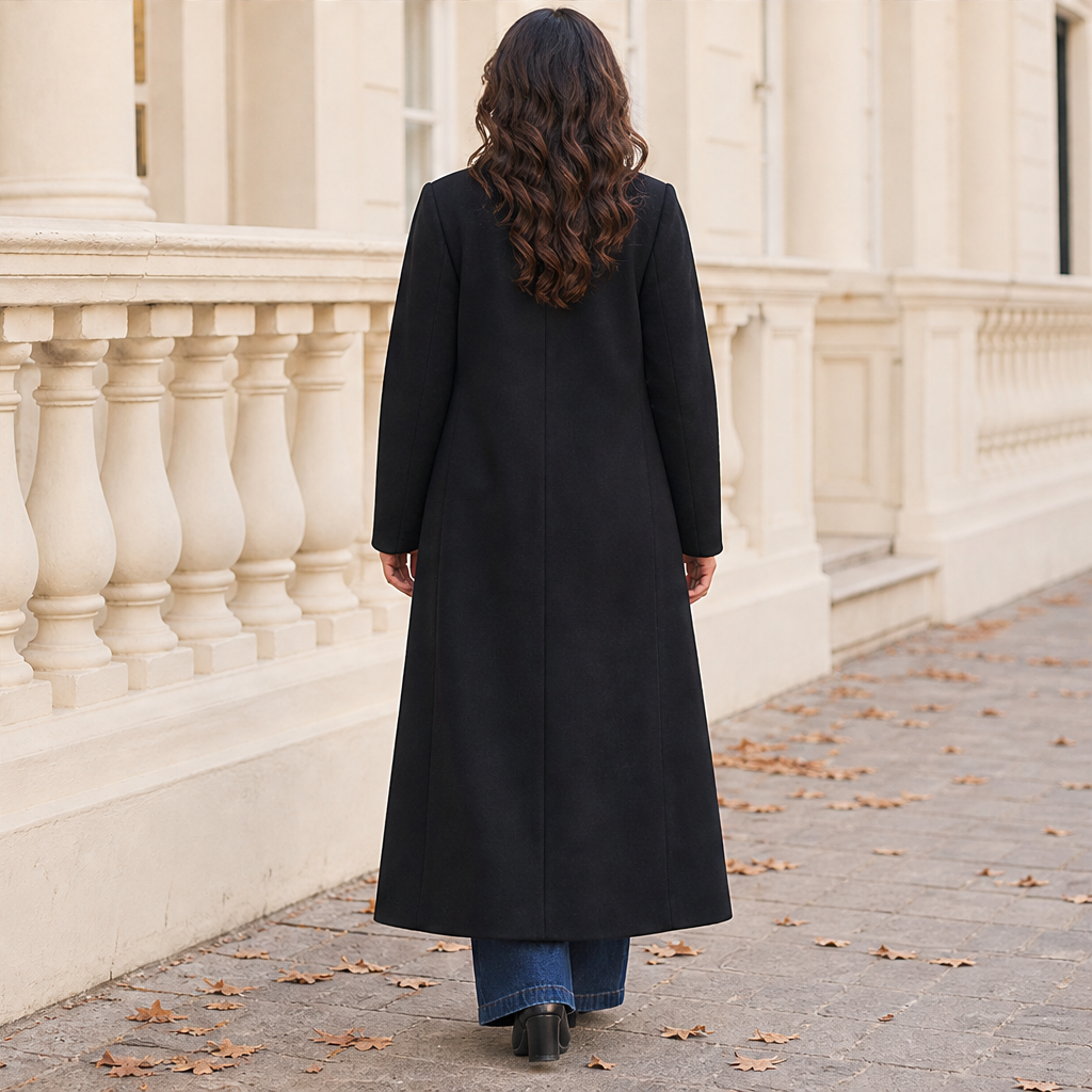 Varonnia – Cappotto Lungo in Misto Lana lifestyle