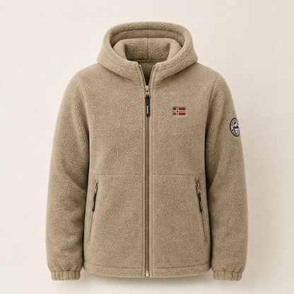 Termovia – Giacca Riscaldata in Grafene con Cappuccio Beige