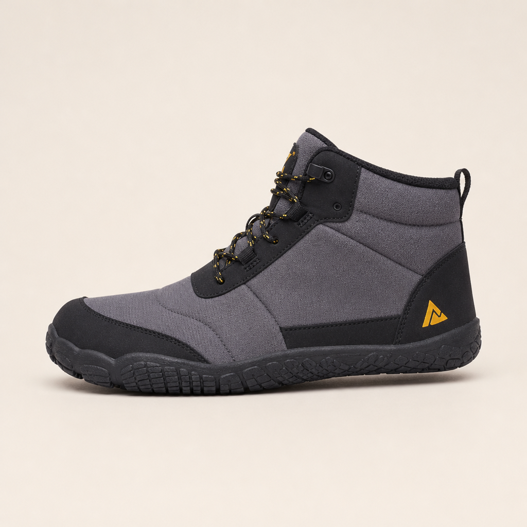 Varonti – Scarpe Barefoot Impermeabili Stringate Grey