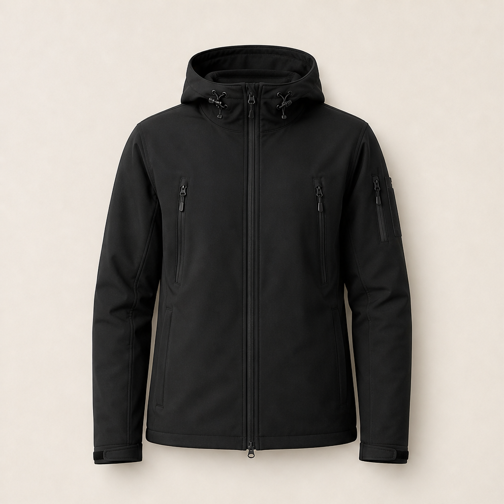 Montarix – Giacca Impermeabile Imbottita con Cappuccio Black
