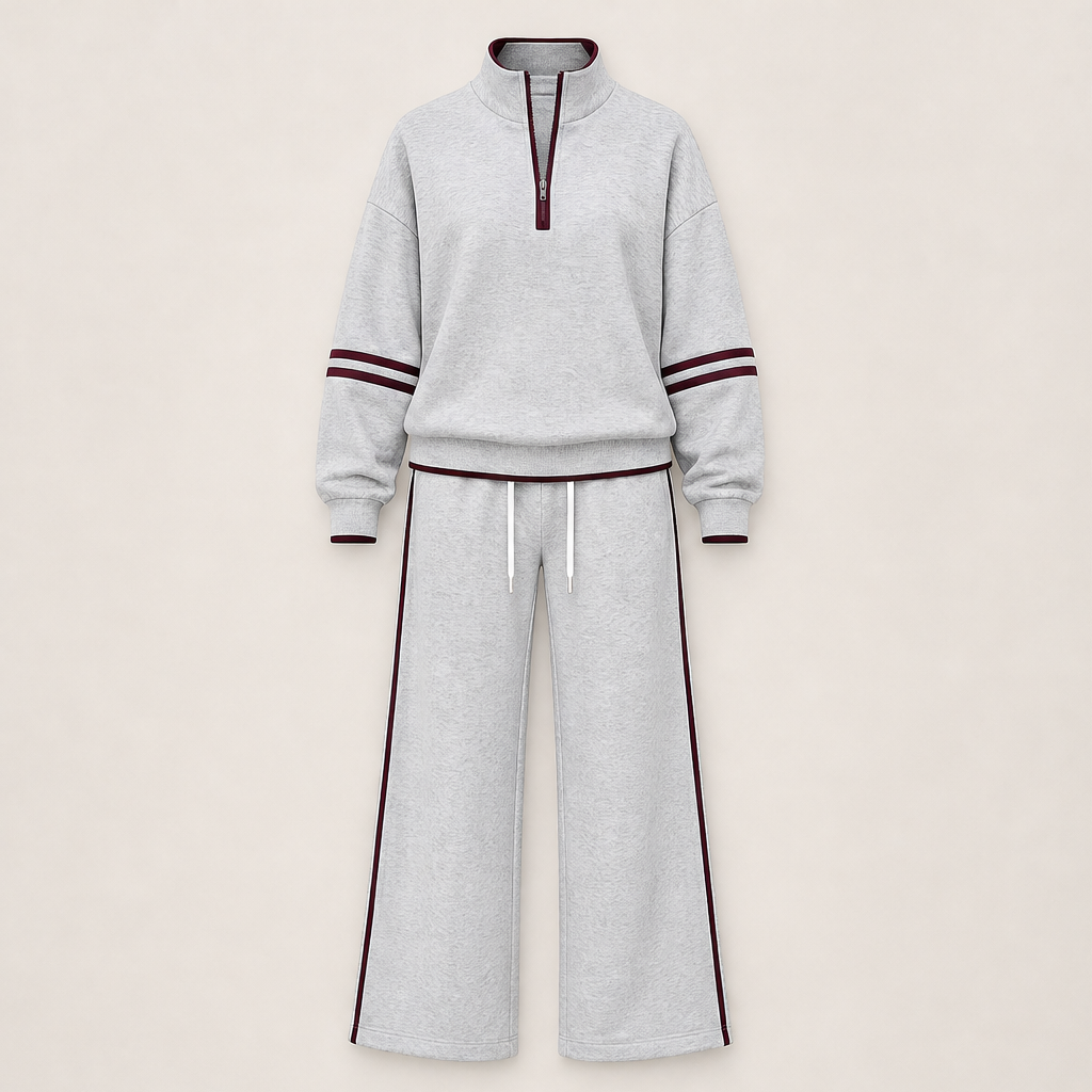 Varsilo – Completo Due Pezzi con Mezza Zip Grey