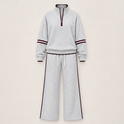 Varsilo – Completo Due Pezzi con Mezza Zip Grey