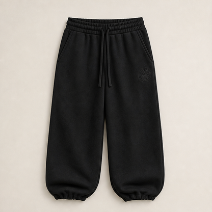 Volkaro – Joggers Baggy in Cotone Pesante 630GSM Black