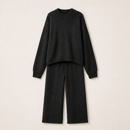 Mornavi – Maglione Oversize a Maglia Black