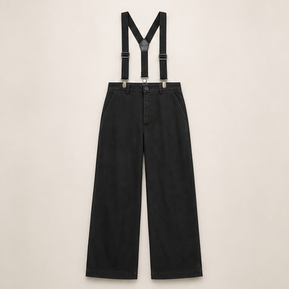 Vessante – Bretelle a X Regolabili con Clip Black