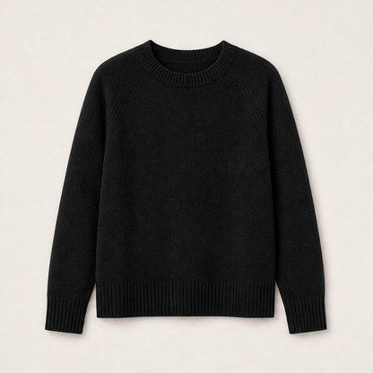 Lanorie – Maglione in Lana Merino a Collo Alto Black