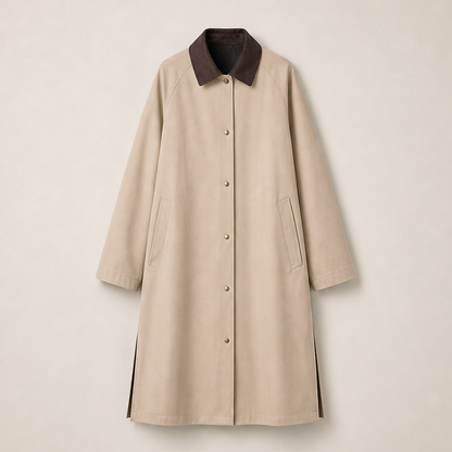 Varonne – Trench Reversibile Longline Beige