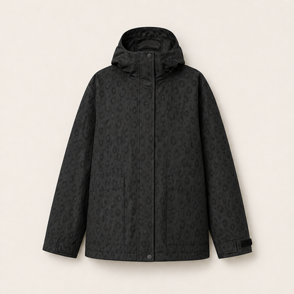 Velmara – Giacca Impermeabile Reattiva Cheetah Black