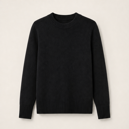 Maveline – Maglione Girocollo in Maglia Black