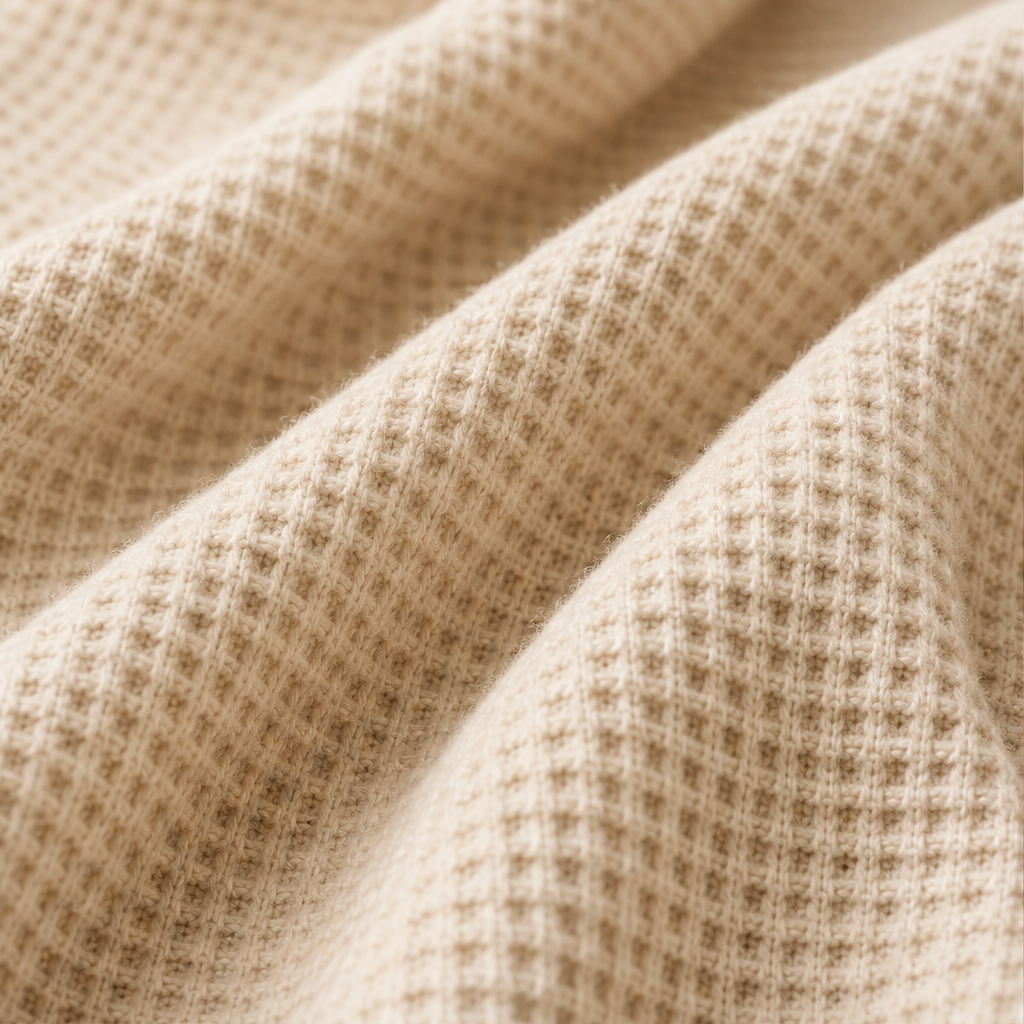 Morvenna – Maglia Henley in Maglia a Nido d'Ape detail