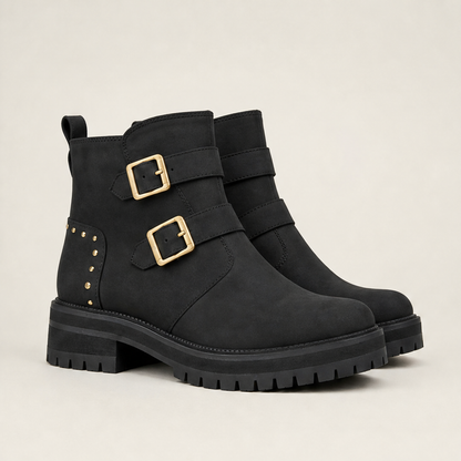 Novella – Stivaletto in Nubuck con Borchie Black