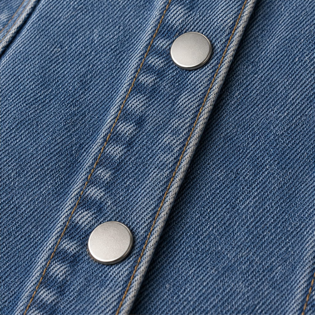 Velmora – Giacca di Jeans Reversibile con Interno Leopardo detail