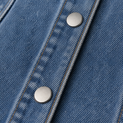 Velmora – Giacca di Jeans Reversibile con Interno Leopardo detail